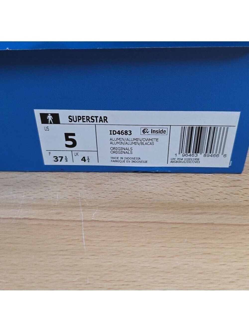 Adidas Superstar Sneakers - White and Gold Camo 5 US Male - Picture 2 of 10
